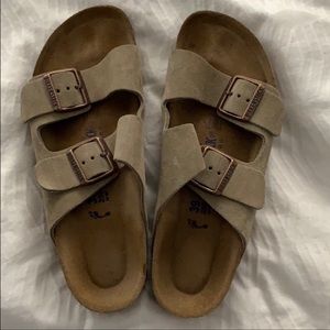 Birkenstock Soft Footbed Arizona Suede Leather 39